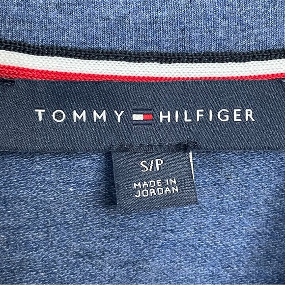 Tommy Hilfiger Womens Casual Military Band Jacket Sky Capt Navy Blue Small - Picture 2 of 12